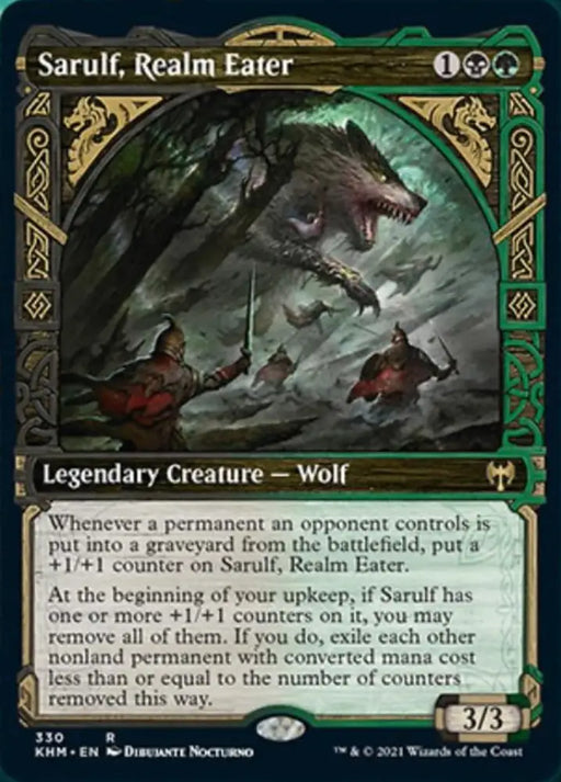 Sarulf Realm Eater (Showcase) [Kaldheim] - MTG Single