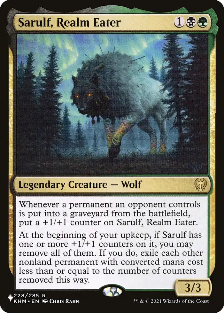 Sarulf Realm Eater [The List] - MTG Single