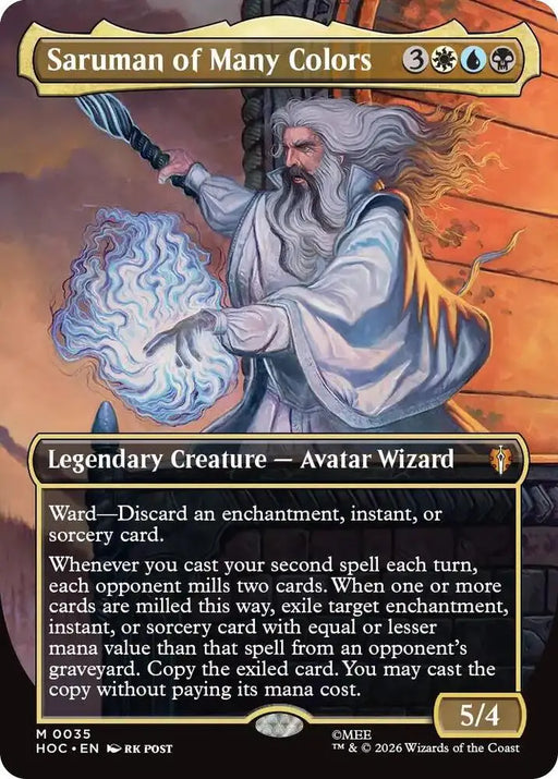 Saruman of Many Colors (Borderless) (35) [The Hobbit: Eternal-Legal]