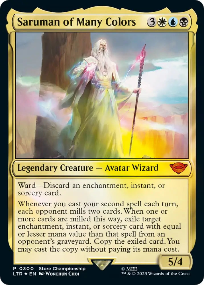 Saruman of Many Colors [Store Championships 2023] - MTG Single