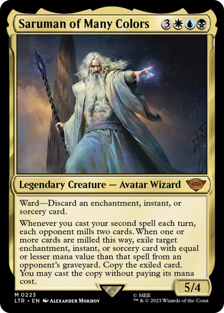 Saruman of Many Colors [The Lord of the Rings: Tales of Middle-Earth] - MTG Single