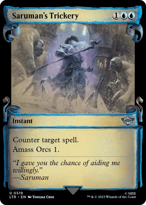 Saruman’s Trickery [The Lord of the Rings: Tales of Middle-Earth Showcase Scrolls] - MTG Single