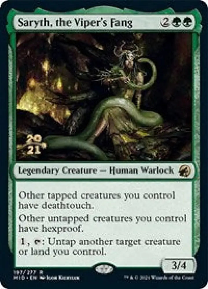 Saryth, the Viper's Fang (197) [Prerelease Cards]