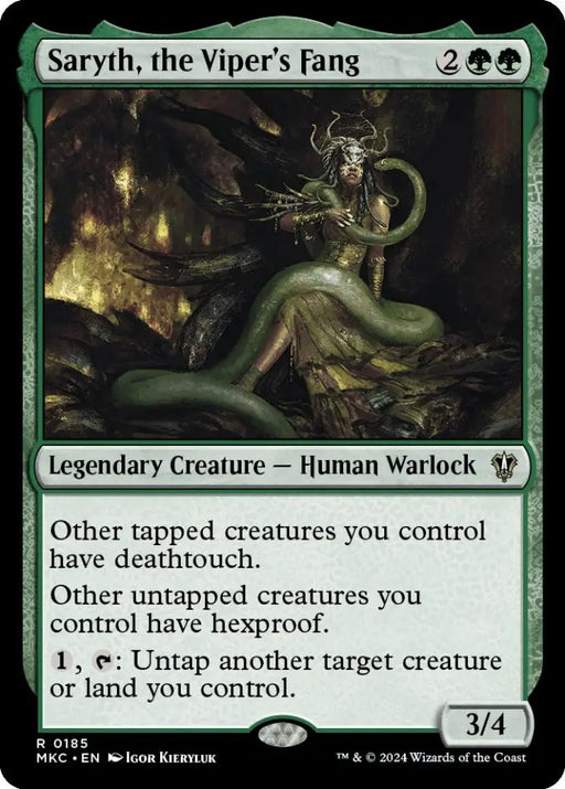 Saryth the Viper’s Fang [Murders at Karlov Manor Commander] - MTG Single