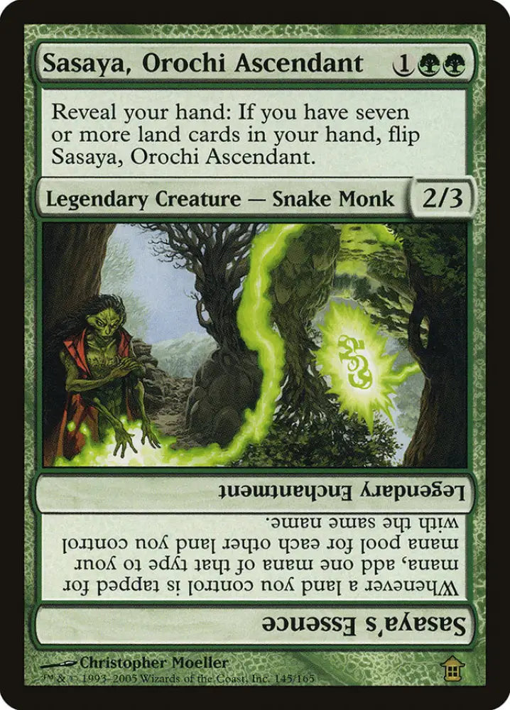 Sasaya Orochi Ascendant // Sasaya’s Essence [Saviors of Kamigawa] - MTG Single