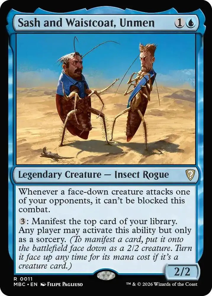 Sash and Waistcoat, Unmen (11) [Mystery Booster Commander Edition]
