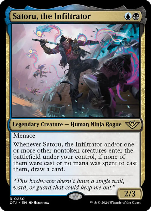 Satoru the Infiltrator [Outlaws of Thunder Junction] - MTG Single