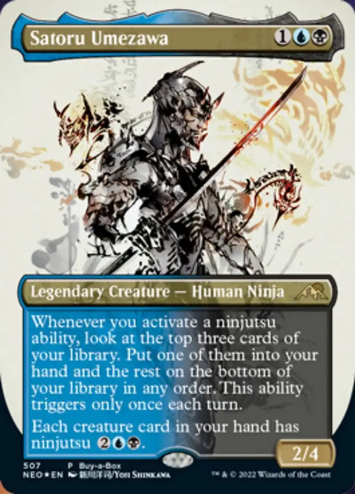 Satoru Umezawa (Buy-A-Box) [Kamigawa: Neon Dynasty] - MTG Single