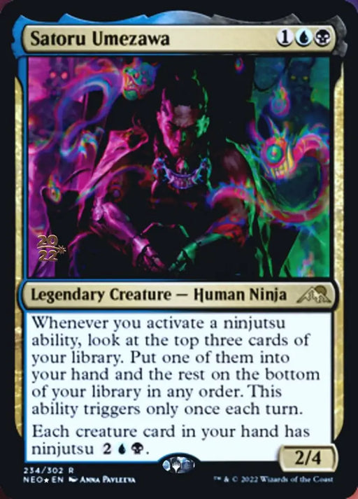 Satoru Umezawa [Kamigawa: Neon Dynasty Prerelease Promos] - MTG Single