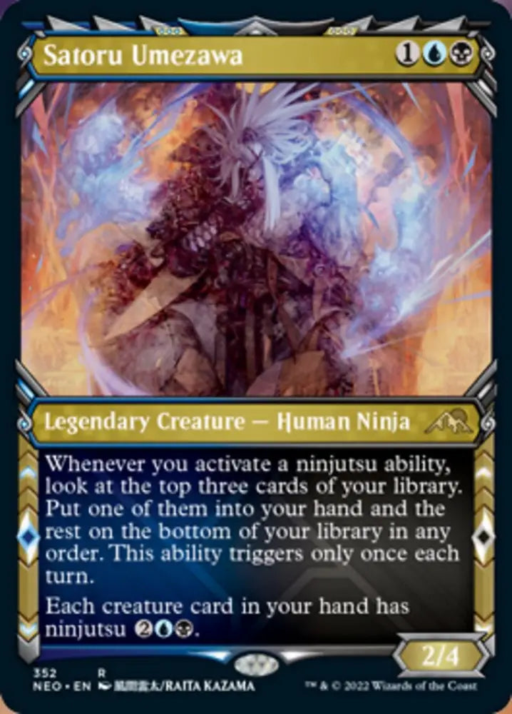 Satoru Umezawa (Showcase Ninja) [Kamigawa: Neon Dynasty] - MTG Single