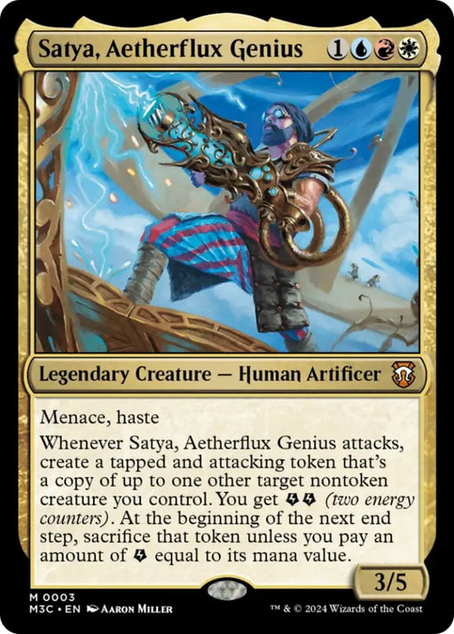 Satya Aetherflux Genius [Modern Horizons 3 Commander] - MTG Single