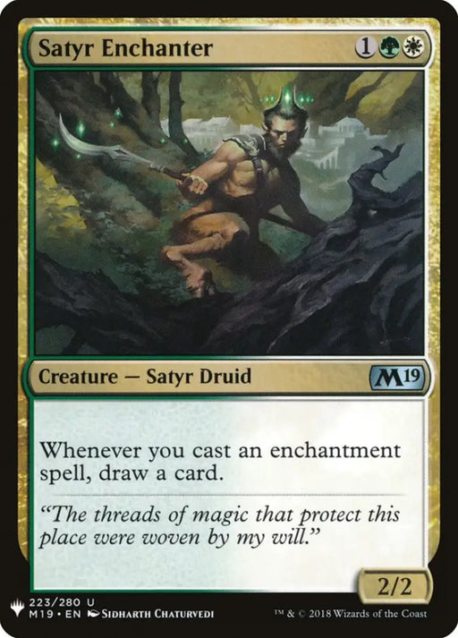 Satyr Enchanter [Mystery Booster] - MTG Single