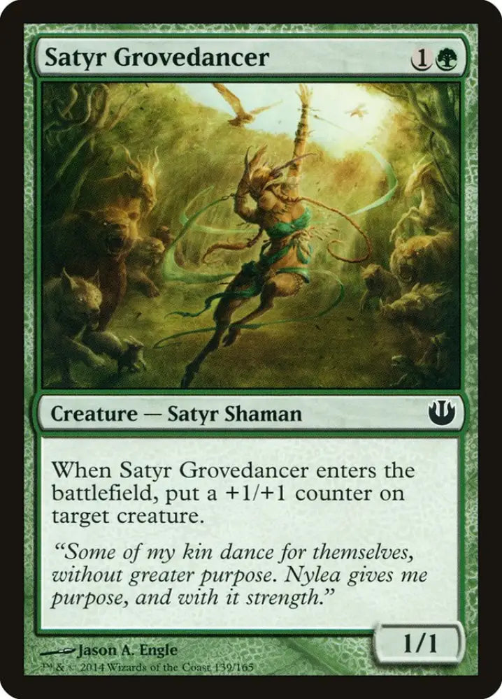 Satyr Grovedancer [Journey into Nyx] - MTG Single