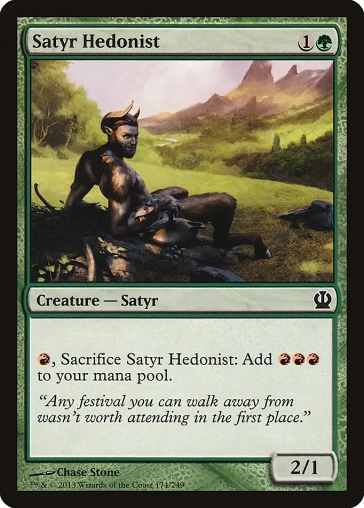 Satyr Hedonist [Theros] - MTG Single