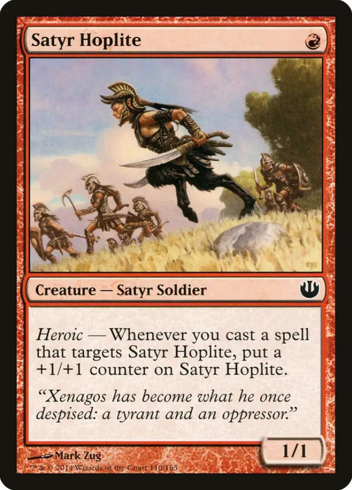 Satyr Hoplite [Journey into Nyx] - MTG Single
