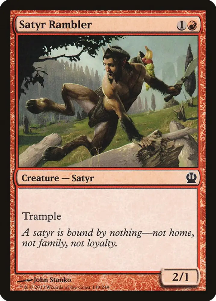 Satyr Rambler [Theros] - MTG Single