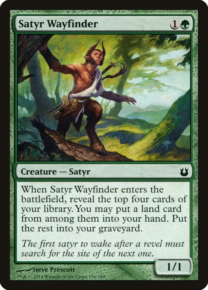 Satyr Wayfinder [Born of the Gods] - MTG Single