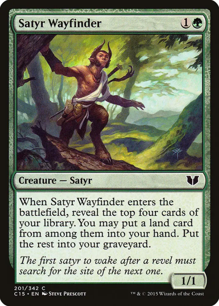 Satyr Wayfinder [Commander 2015] - MTG Single
