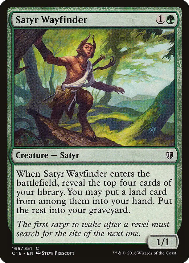 Satyr Wayfinder [Commander 2016] - MTG Single