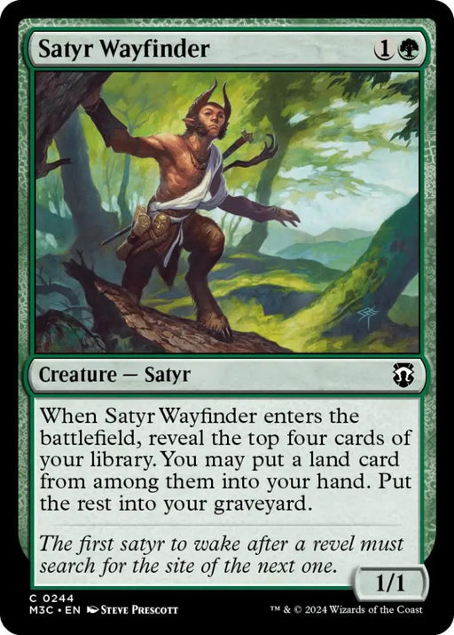 Satyr Wayfinder [Modern Horizons 3 Commander] - MTG Single
