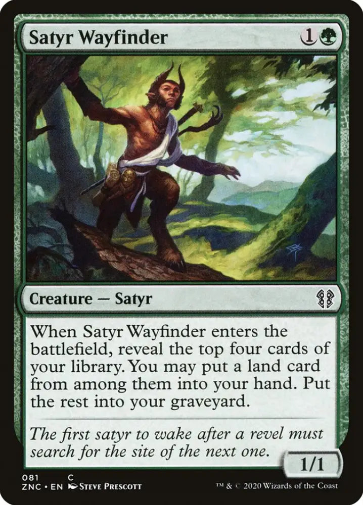 Satyr Wayfinder [Zendikar Rising Commander] - MTG Single