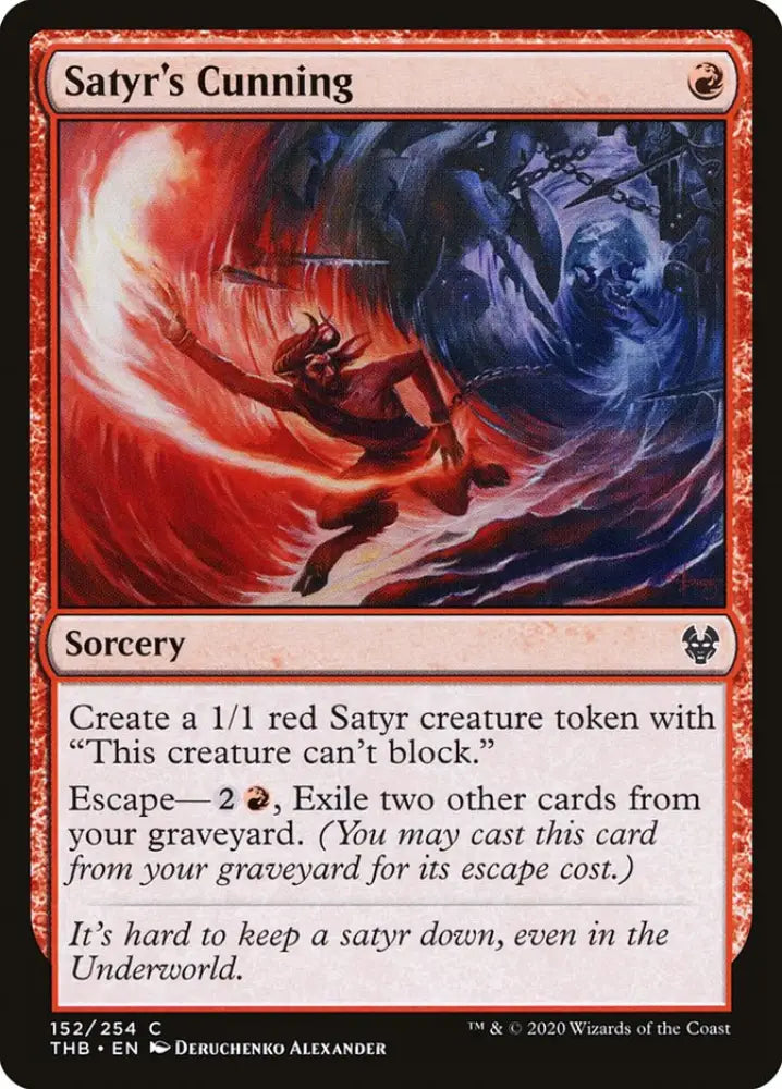 Satyr’s Cunning [Theros Beyond Death] - MTG Single