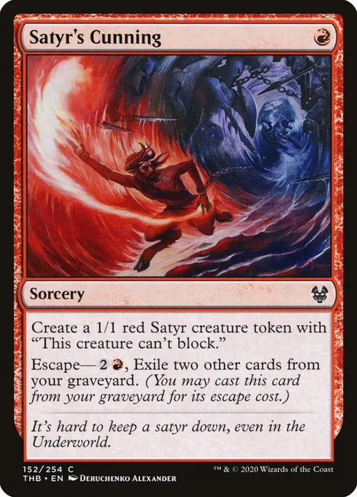 Satyr’s Cunning [Theros Beyond Death] - MTG Single