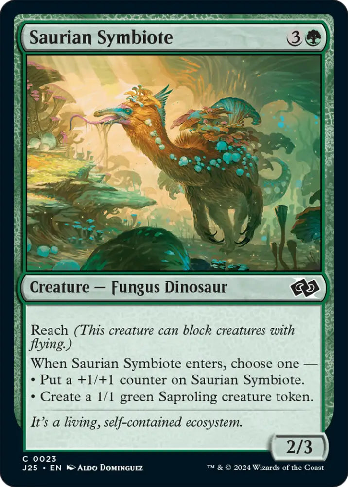 Saurian Symbiote [Foundations Jumpstart] - MTG Single