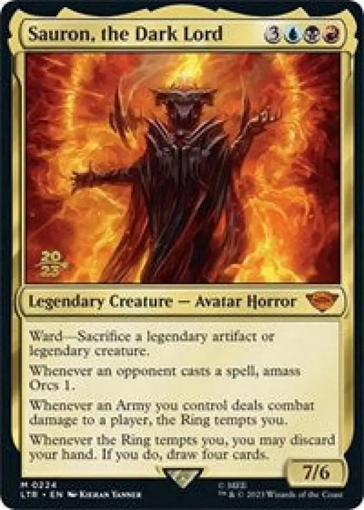Sauron, the Dark Lord (224) [Prerelease Cards]