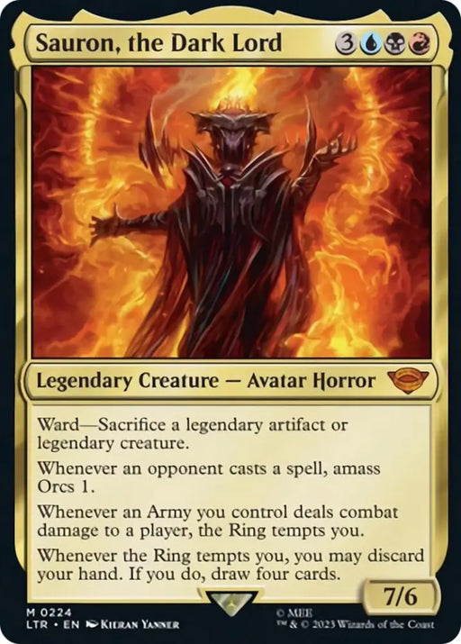 Sauron the Dark Lord [The Lord of the Rings: Tales of Middle-Earth] - MTG Single