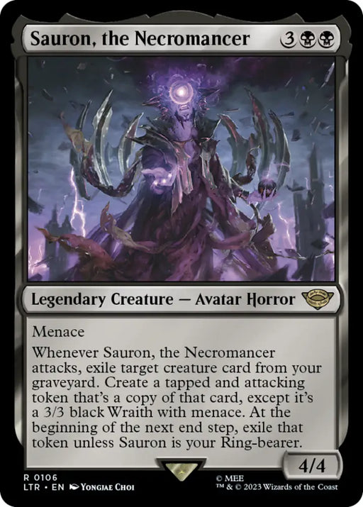 Sauron the Necromancer [The Lord of the Rings: Tales of Middle-Earth] - MTG Single