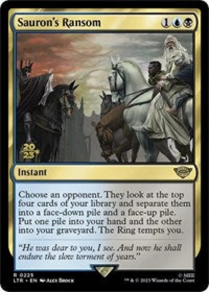 Sauron's Ransom (225) [Prerelease Cards]