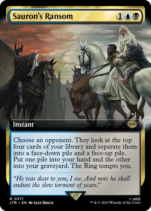 Sauron’s Ransom (Extended Art) [The Lord of the Rings: Tales of Middle-Earth] - MTG Single