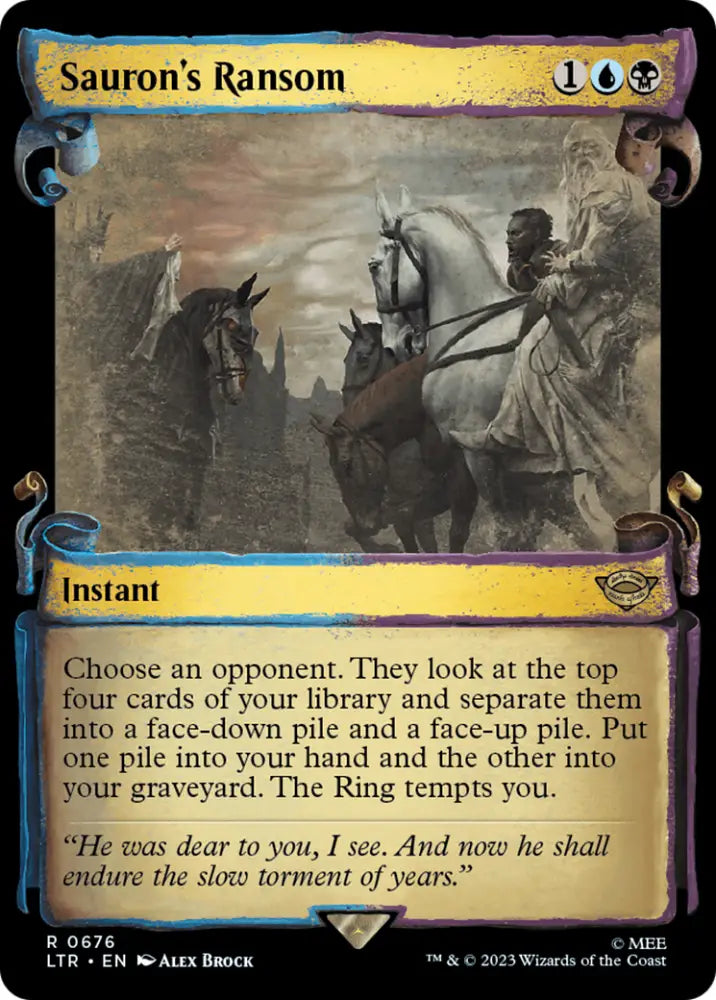 Sauron’s Ransom [The Lord of the Rings: Tales of Middle-Earth Showcase Scrolls] - MTG Single