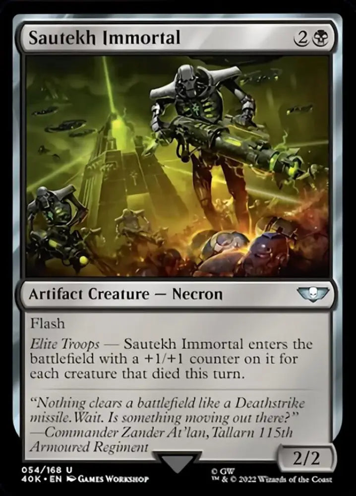 Sautekh Immortal [Warhammer 40,000] - MTG Single