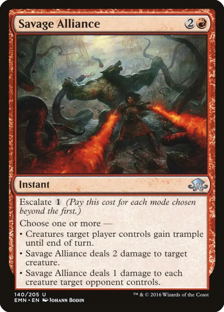 Savage Alliance [Eldritch Moon] - MTG Single
