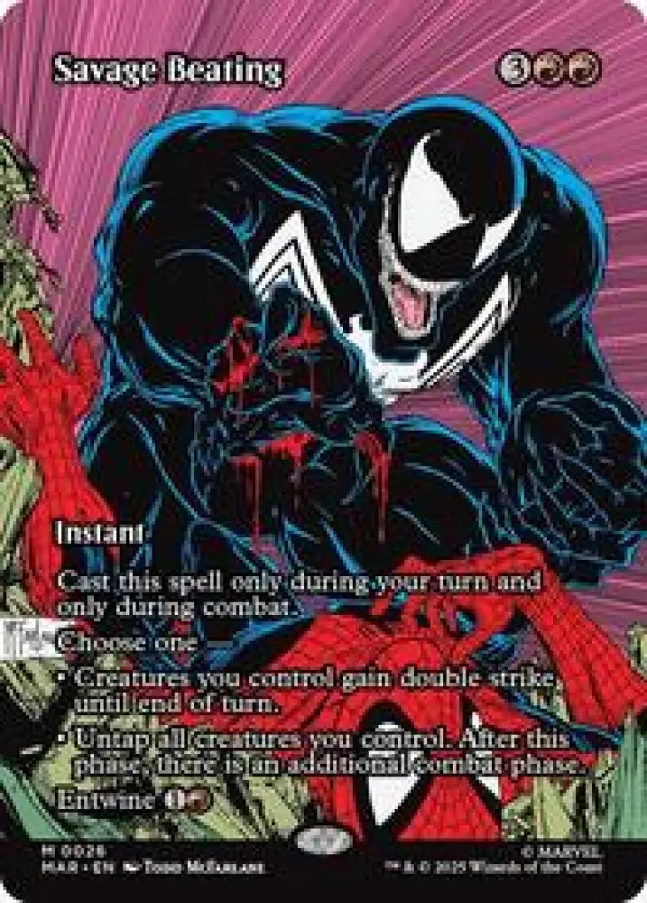 Savage Beating (Borderless) (26) [Marvel Eternal-Legal]
