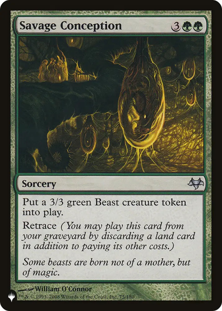 Savage Conception [The List] - MTG Single