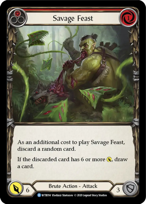Savage Feast (Red) [Welcome to Rathe Unlimited] Unlimited Normal - Flesh And Blood Single