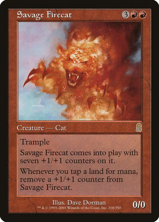 Savage Firecat [Odyssey] - MTG Single