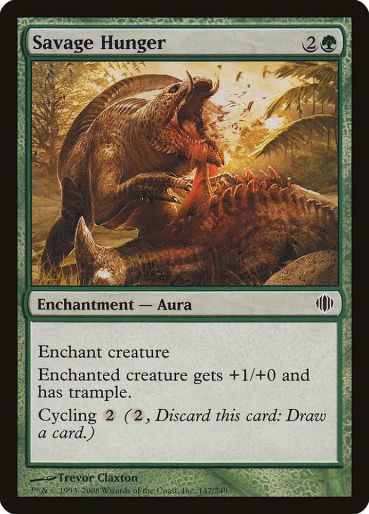 Savage Hunger [Shards of Alara] - MTG Single