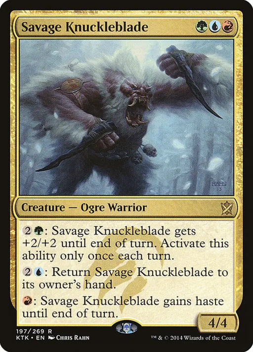 Savage Knuckleblade [Khans of Tarkir] - MTG Single