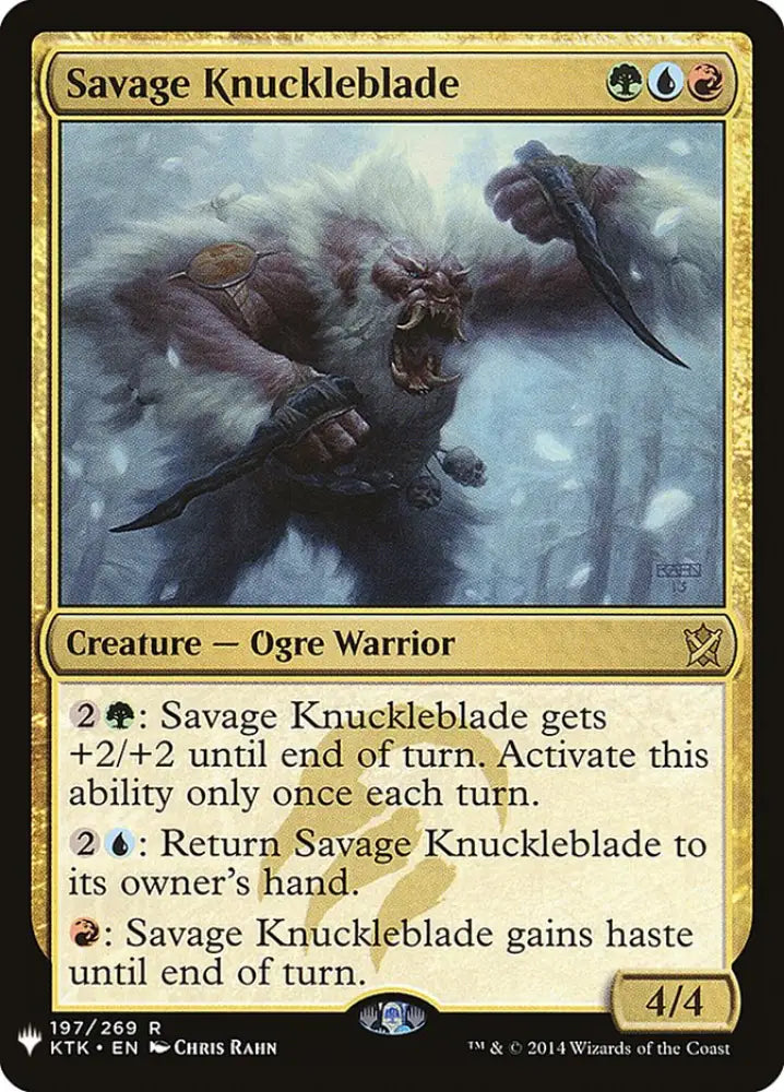 Savage Knuckleblade [Mystery Booster] - MTG Single