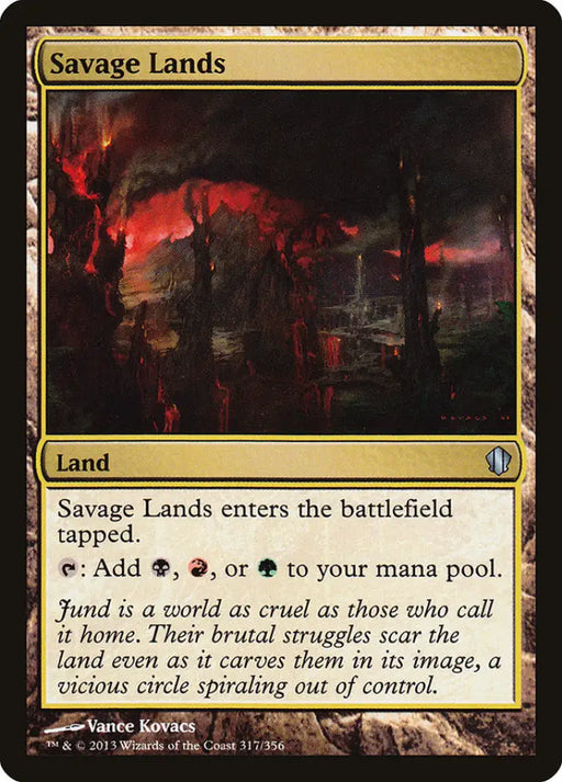 Savage Lands [Commander 2013] - MTG Single