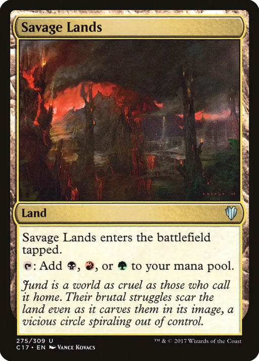Savage Lands [Commander 2017] - MTG Single