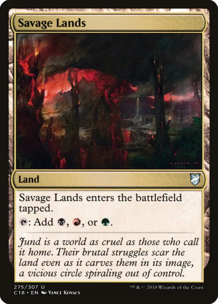Savage Lands [Commander 2018] - MTG Single