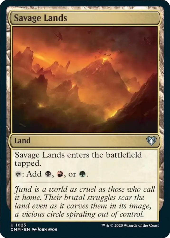 Savage Lands [Commander Masters] - MTG Single
