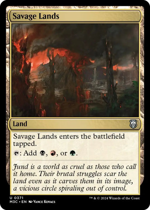Savage Lands [Modern Horizons 3 Commander] - MTG Single