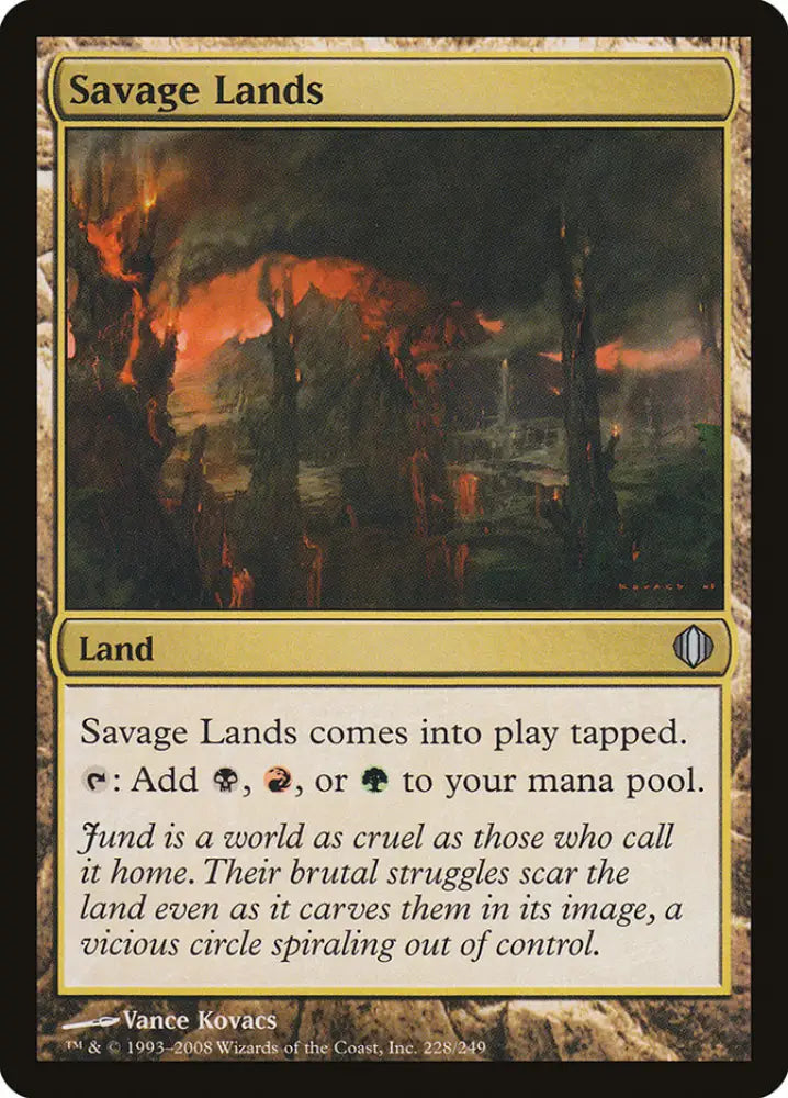 Savage Lands [Shards of Alara] - MTG Single