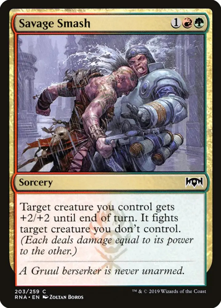 Savage Smash [Ravnica Allegiance] - MTG Single